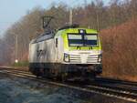 CAPTRAIN 193 893 Lz fahrend in Rheine=Bentlage, 01.02.2025