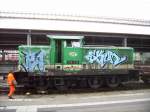 106 010 hngt an ein Bauzug in Frankfurt/Oder.11.07.07