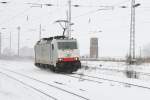 E186 138 von Stendell nach Angermnde am 19.01.2010 in Passow