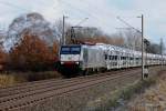 ES 64 F4 288 ITL am 27.01.2011 bei Woltorf