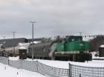 106 002 (ex V 60 DR) hatte Schiebedienst an dem von 52 8079 gezogenen Sonderzug nach Altenberg (Erzgebirge) geleistet - 10.12.2005  