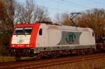 185 650-9 ITL am Abend des 13.04.2011 bei Woltorf