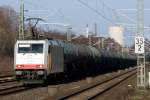 186 138 auf der Hamm-Osterfelder Strecke in Recklinghausen-Suderwich 23.3.2012