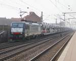 Und noch ein Autozug durch Hannover Linden/Fischerhof am 17.03.2012.