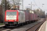 185 649-1 in Bonn-Beuel 16.3.2013