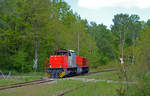 275 027 der RBB war am 17.05.20 unterwegs von Bitterfeld nach Zschornewitz um bei der Imerys Fused Minerals Wagen abzuholen.