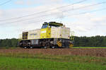 275 120 der RBB war am 18.09.22 von Bitterfeld aus unterwegs nach Zschornewitz um dort Silowagen abzuholen.