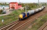 V 141(Connex/RBB) rangiert am 26.04.09 in Bitterfeld.