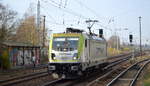 Überraschend in unserer Region tauchte heute die Captrain Deutschland CargoWest GmbH mit  187 012  [NVR-Nummer: 91 80 6187 012-0 D-CCW] Richtung Frankfurt/Ooder in Berlin Hirschgarten auf,