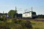 Captrain Vectron 193 781-2 mit einem Containerzug unterwegs in Richtung Schwerin.