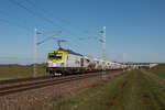 Am Morgen des 05.04.2023 war Captrain 248 033-3 mit einem Zug aus Silo- und Kesselwagen auf dem Weg in Richtung Halle.