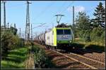 185 542-8 -Captrain- lpendel nach Stendell.