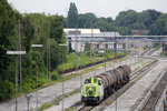 Captrain 650 088 bringt Kesselwagen von Ineos Phenol zum Güterbahnhof Gladbeck West.