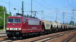 CLR 155 103-5 (91 80 6155 103-5 D-CLR) mit Getreidezug am 12.06.18 Bf. Flughafen Berlin-Schönefeld.
