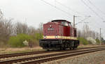 202 484 (203 229) der CLR rollte am 24.03.19 Lz durch Greppin Richtung Dessau.