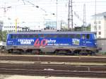 BR 1042 520-5 der Centralbahn AG Basel mit Werbung fr den Eisenbahn Kurier abgestellt in der nhe des Stellwerks Mnchen Hbf. Aufgenommen am 14.09.07.