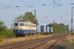 110 383 der Centralbahn überführte am 18.09.24 zwei Triebzüge zur NEB.