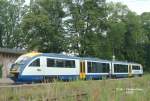 VT 614 in Krzewina Zgorzelecka / Polen am 09.07.2003