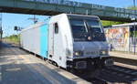 CTL Logistics GmbH mit der Rpool  185 690-5  [NVR-Number: 91 80 6185 690-5 D-Rpool] am 06.08.18 Durchfahrt Bf.