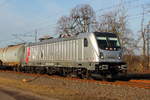 Die 187 506-1 der CTL am 23.02.2018 in Nassenheide.