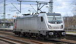 CTL Logistics GmbH, Berlin [D] mit der Akiem Lok  187 507-9  [NVR-Number: 91 80 6187 507-9 D-AKIEM] am 18.02.20 Durchfahrt Bf.