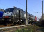 MRCE/CTL 189 933-5 und SBB Cargo 482 015-5 am 01.04.2008 im Bahnhof Guben