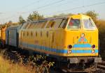 229 147-4 Bahnbau Gruppe bei Staffelstein am 25.10.2011.