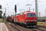 DB 193 355 mit 189 030-0 in Duisburg-Bissingheim 4.7.2018