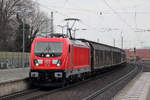 DB 187 168 durchfährt Nienburg(Weser) 18.12.2018