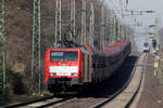 DB 189 025-0 mit 189 079-7 in Oberhausen-Holten 22.3.2019