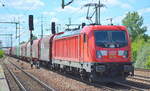  DB Cargo Deutschland AG mit  187 157  [NVR-Nummer: 91 80 6187 157-3 D-DB] mit gemischtem Güterzug am 29.05.19 Bf.