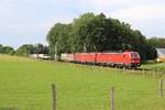 193 340 + 193 306 DB mit einem Containerzug bei Vogl am 06.07.2019