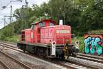 DB Cargo 296 041-7 am 16.07.19 in Hamburg Harburg vom Bahnsteig aus fotografiert