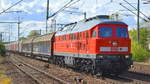 Der tägliche gemischte Güterzug der DB Cargo AG nach Ziltendorf EKO heute mit  233 521-4  [NVR-Nummer: 92 80 1233 521-4 D-DB] Durchfahrt Bahnhof Flughafen Berlin Schönefeld 19.09.19 