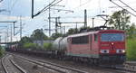 DB Cargo AG mit der Rpool  155 192-8  [NVR-Nummer: 91 80 6155 192-8 D-Rpool] und gemischtem Güterzug am 14.08.19 Bahnhof Flughafen Berlin Schönefeld.