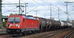 DB Cargo AG [D] mit  187 170  [NVR-Nummer: 91 80 6187 170-6 D-DB] mit gemischtem Kesselwagenzug am 29.10.19 f.