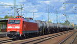 DB Cargo AG [D] mit  152 004-8  [NVR-Nummer: 91 80 6152 004-8 D-DB] mit Kesselwagenzug am 19.09.19 Bf.