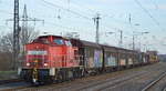 DB Cargo AG mit   298 324-5  [NVR-Nummer: 98 80 3298 324-5 D-DB] und gemischtem Güterzug Richtung Seddin am 19.11.19 Durchfahrt Bf.