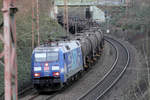 DB 152 138-4 auf der Hamm-Osterfelder Strecke in Recklinghausen 30.1.2020