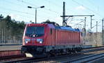 DB Cargo AG [D] mit  187 161  [NVR-Nummer: 91 80 6187 161-5 D-DB] am 05.02.20 Durchfahrt Bf.