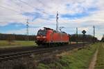 DB Cargo 185 146-8 am 22.02.20 in Mainz Bischofsheim 