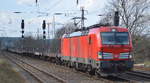 DB Cargo AG [D] mit  193 370  [NVR-Nummer: 91 80 6193 370-4 D-DB] und gemischtem Güterzug am 02.03.20 Bf.