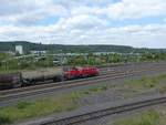 DB Cargo 261 014-5 Voith Gravita 10BB (9280 1261 014-5 D-DB) vor der Abfahrt in Gera am 15.5.2020