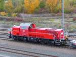 DB Cargo 261 088-9 Voith Gravita ( 9280 1261 088-9 D-DB ) abfahrbereit in Gera am 22.10.2020