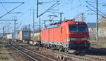 DB Cargo AG [D] mit  193 399  [NVR-Nummer: 91 80 6193 399-3 D-DB] und Containerzug am 05.11.20 Bf.