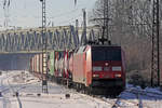 DBC 152 096-4 in Recklinghausen-Süd 13.2.2021