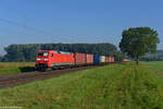 Am 03.09.2021 begegnete uns im Maintal bei Retzbach-Zellingen 152 101 auf dem Weg nach Süden.