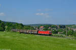 Am 07.06.2019 begegnete uns im Werntal bei Thüngen 187 081 auf dem Weg Richtung Schweinfurt.