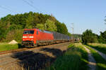 152 063 mit KT 50020 (Landshut Hbf - Hannover Linden) bei Postbauer-Heng, 23.06.2020