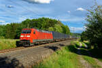 152 097 mit KT 50020 (Landshut Hbf - Hannover Linden) bei Postbauer-Heng, 01.07.2020